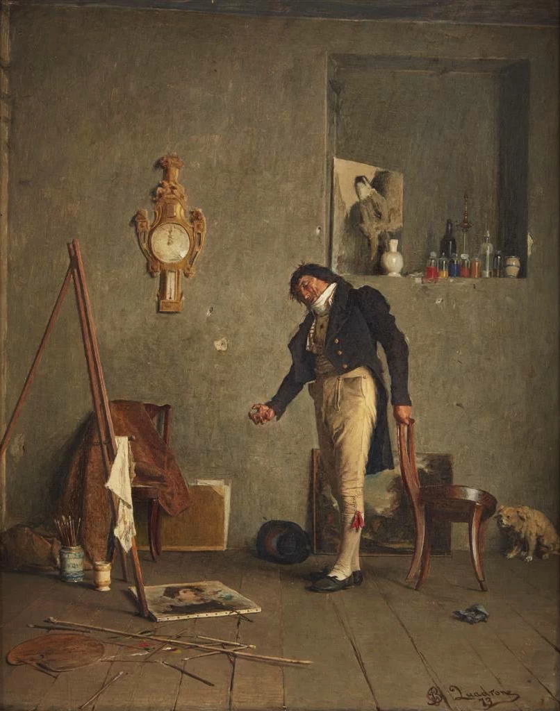 L'artista nel suo studio